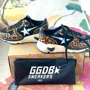 Rare Leopard Golden Goose Sneakers - Size 38 EU